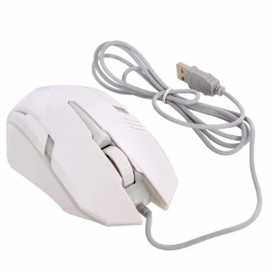 Mouse Gamer 1600dpi 3 Botões Knup Kp-v40 Branco