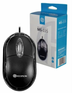 Mouse Óptico Usb Preto MS-035 - Hoopson