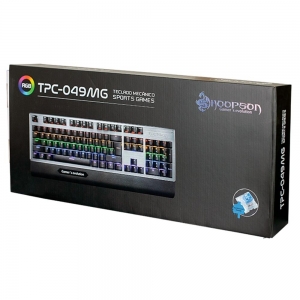 Teclado Mecânico Gamer Hoopson, RGB, Switch Outemu Blue, ISO - TPC-049 MG