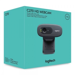Webcam Logitech Full Hd C270 Com 3 Mp Hd 720p