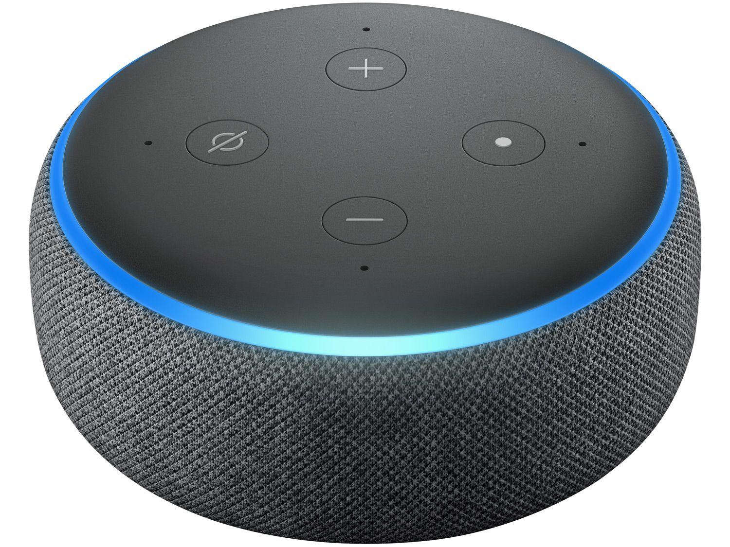 Echo Dot (3ª Geração) com Alexa, Amazon Smart Speaker Preto
