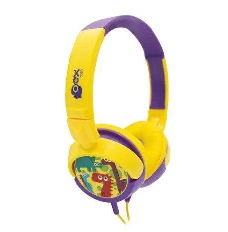 Headphone Infantil Dino Oex Kids 15w Hp300 Kids
