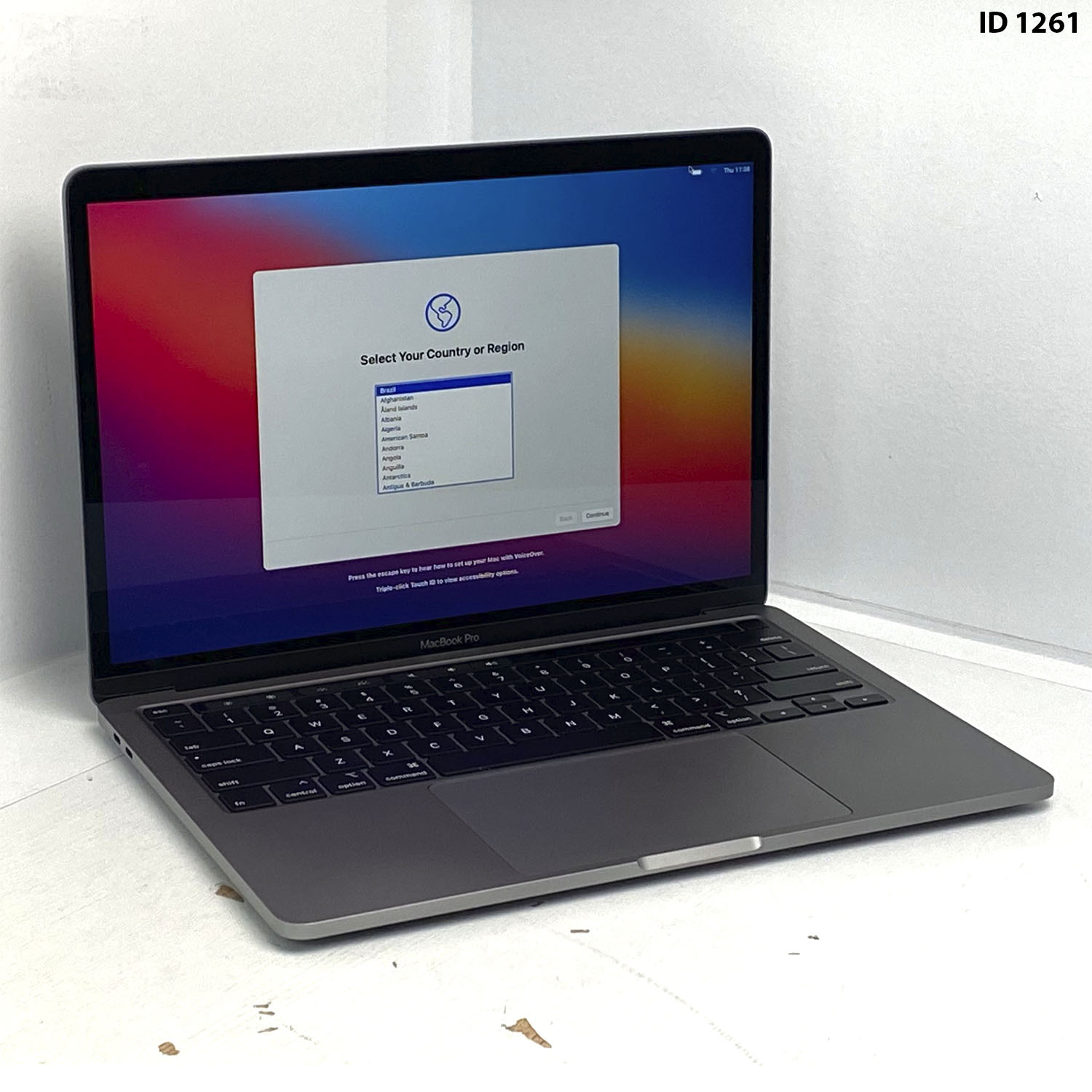 Macbook Pro 13 Touch Bar Space Gray i5 1.4Ghz 8GB 256GB SSD MXK62LL/A Seminovo