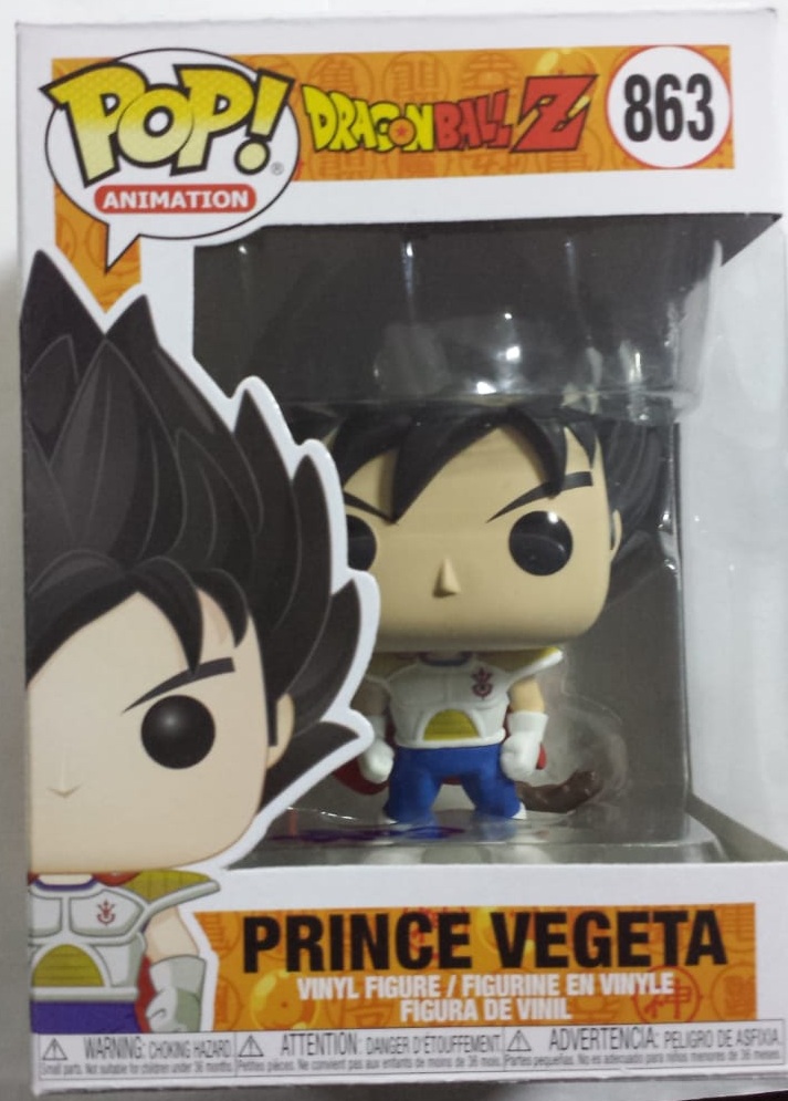 Funko Pop Dragon Ball Z Prince Vegeta 863