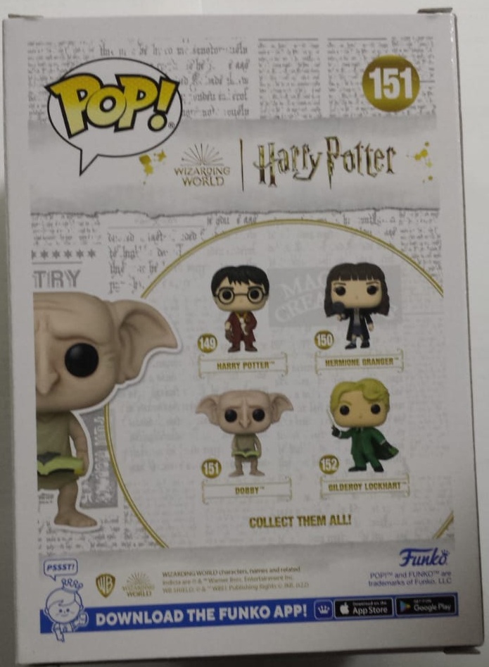 Funko Pop Harry Potter Dobby 151