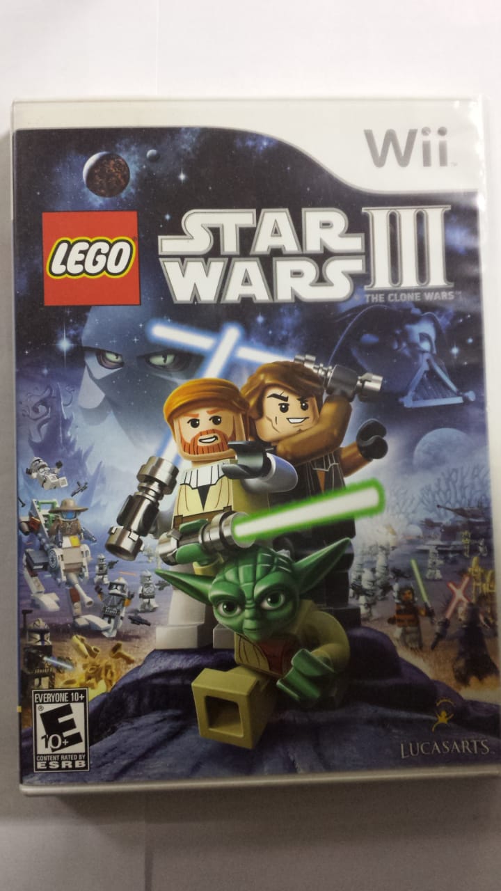 Jogo Lego Star Wars 3 Wii