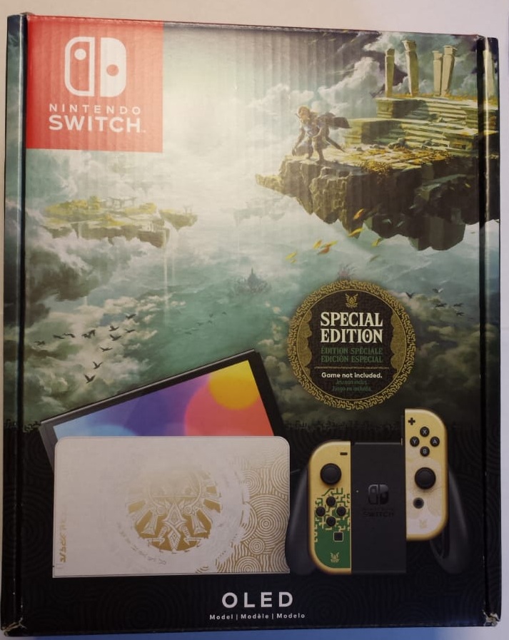 Nintendo Switch Oled Ediçao Especial Zelda