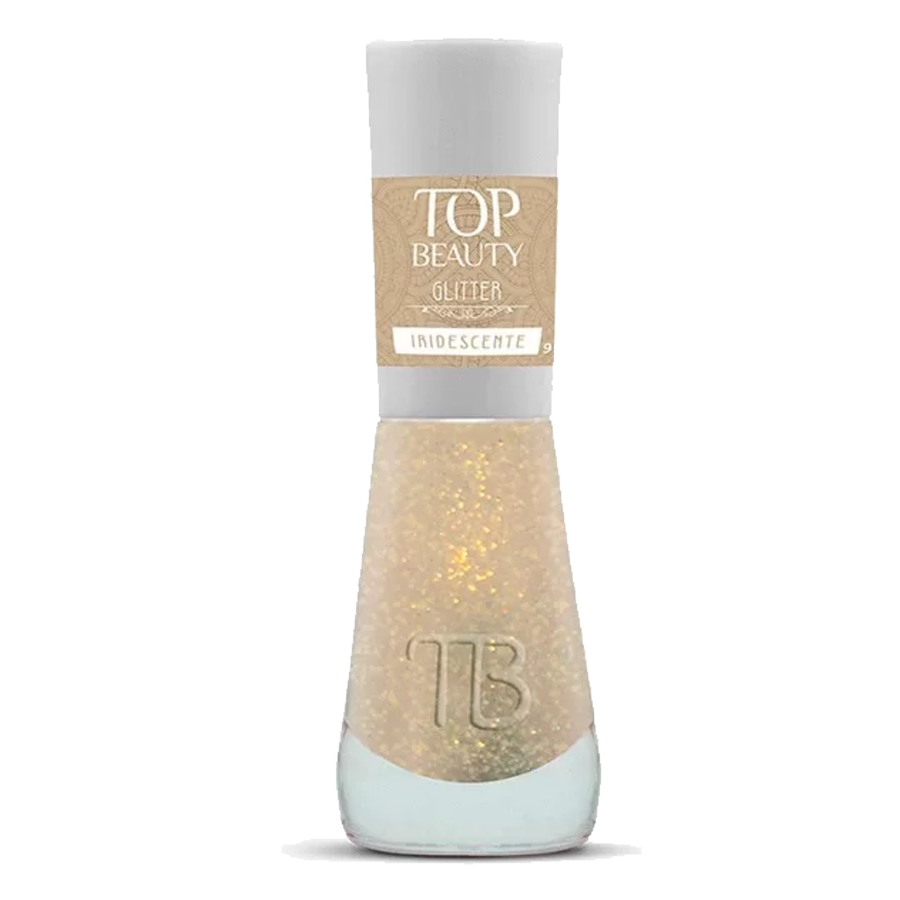 Esmalte Premium Glitter Top Beauty 9ml Irisdescente