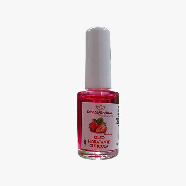 Óleo Hidratante Cutícula Expressão Natural  Strawberry - Morango 10 ml