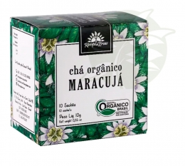 Chá Maracujá Orgânico (10 Sachês) - Kampo de Ervas