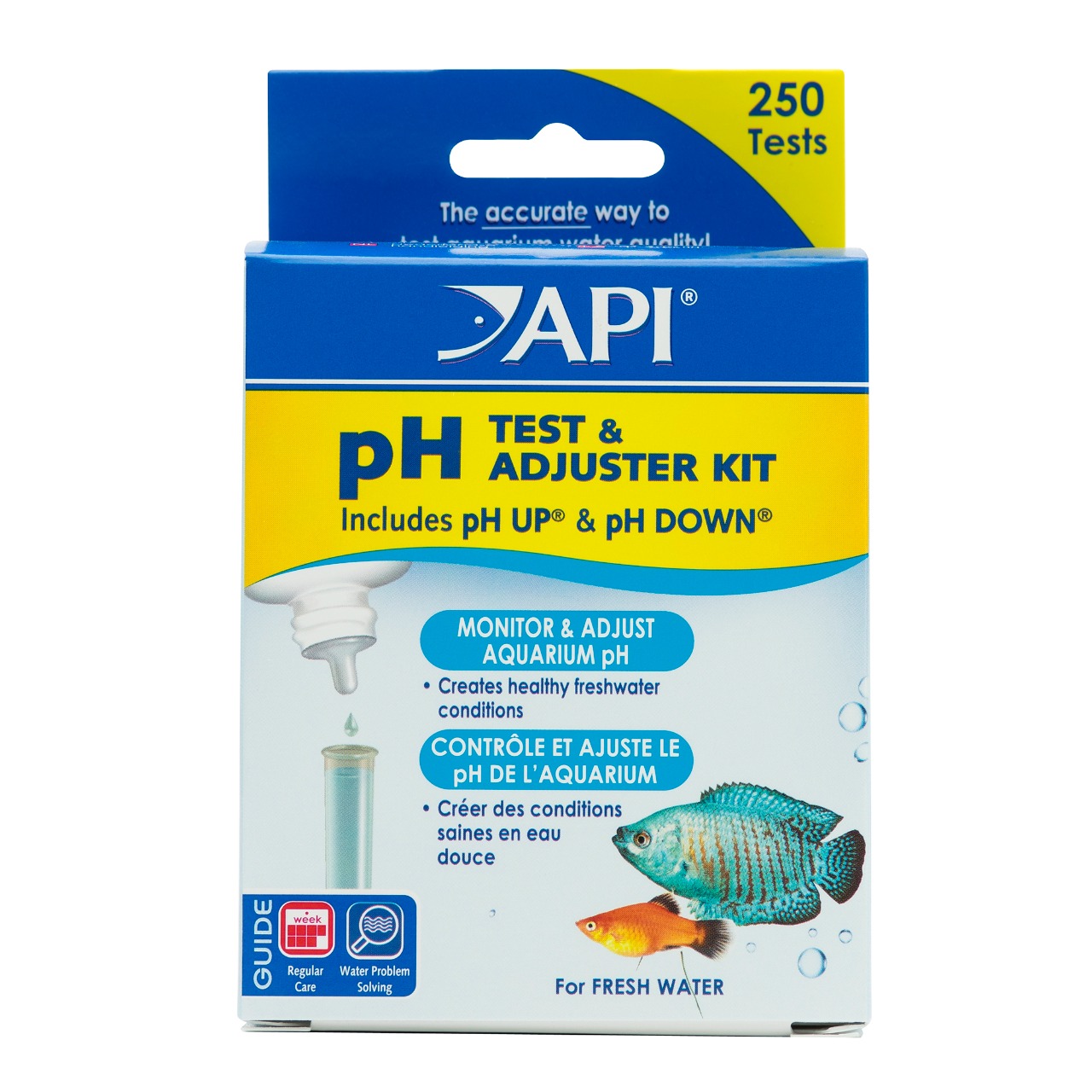 API PH TEST & ADJUSTER KIT (teste pH e kit de ajuste)