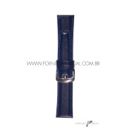 Pulseira para relógio - Social C/ Costura Azul Marinho - Francy