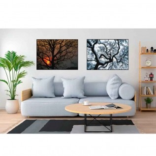 Quadro decorativo Árvores em canvas - AGAR004