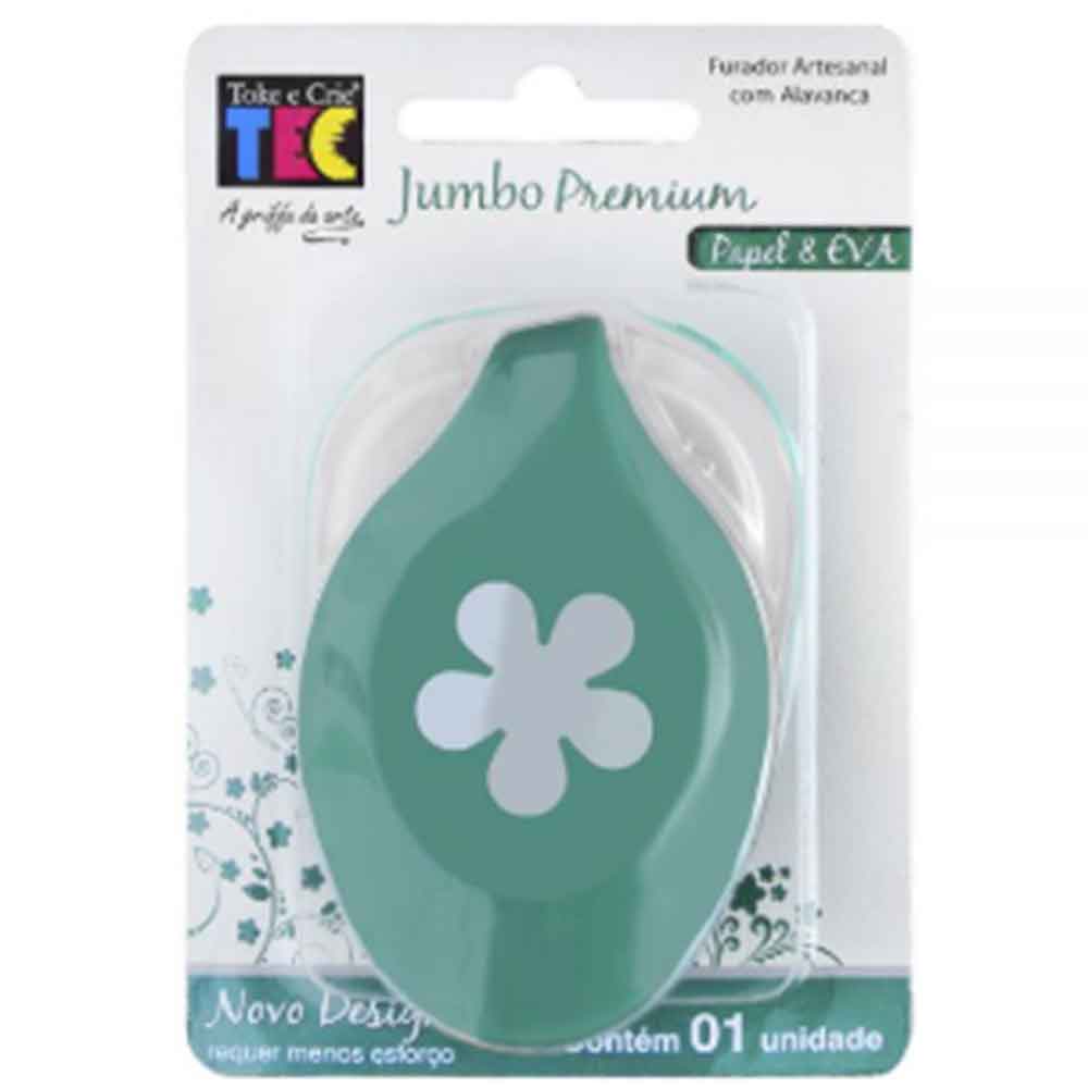 Furador Jumbo Premium Flor Hélice - Toke e Crie