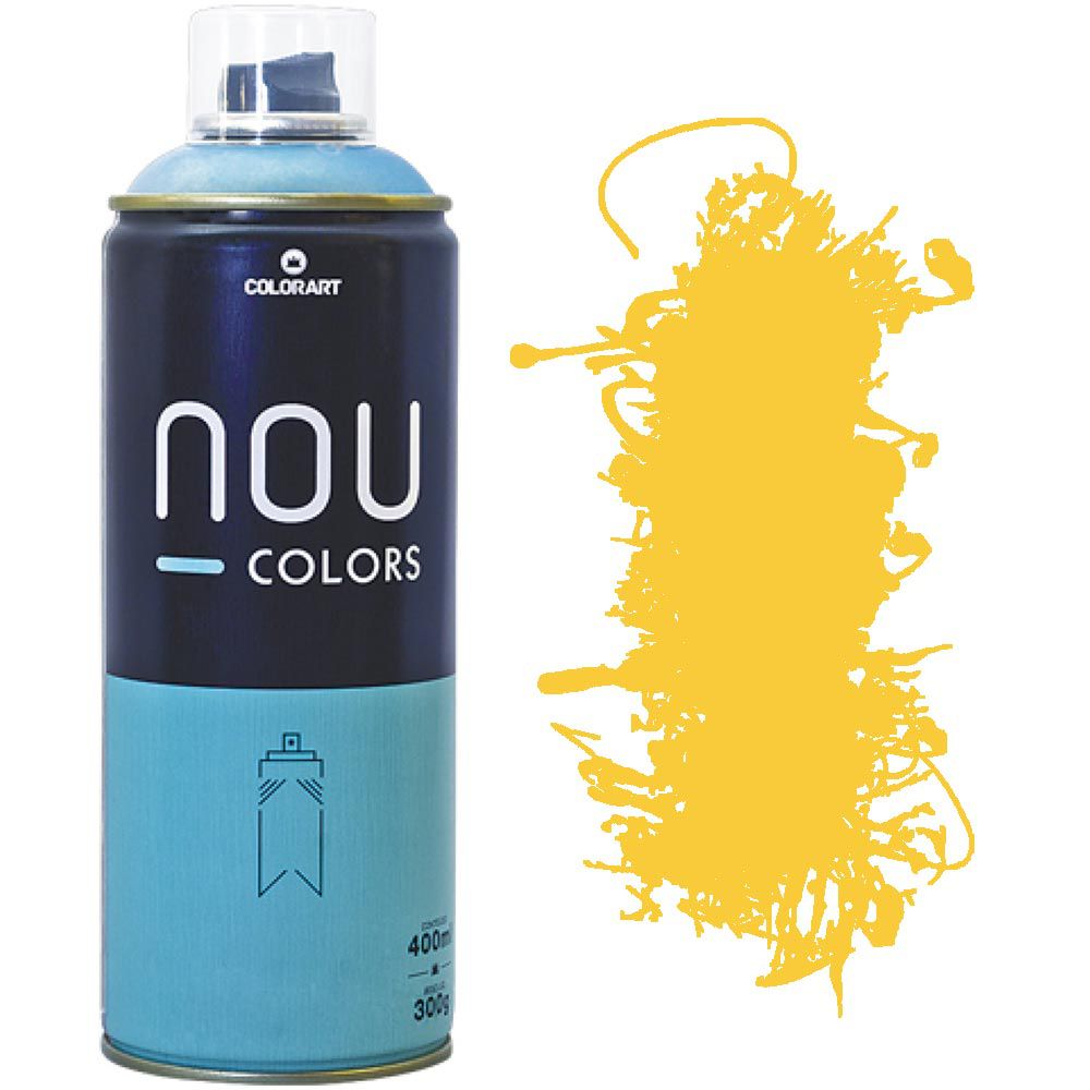 Tinta Spray Nou Colors 400ml Amarelo medio 70005