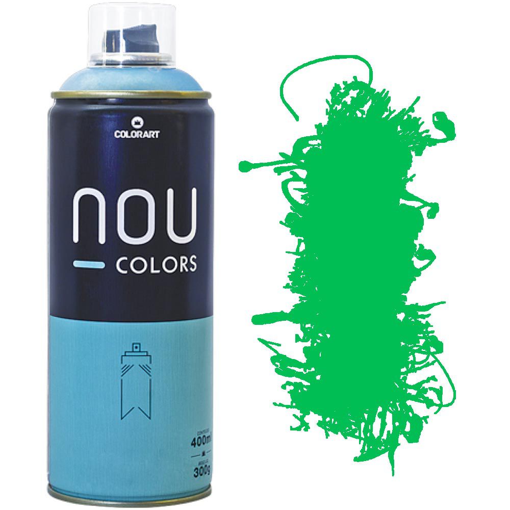Tinta Spray Nou Colors 400ml Verde luminoso 70045