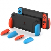 GripCase Skull & Co. - Neon vermelho / Neon azul - Nintendo Switch