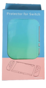 Kit de Proteção - Case + Capa + Película + Par de Protetores Analógicos - Gradiente - Nintendo Switch