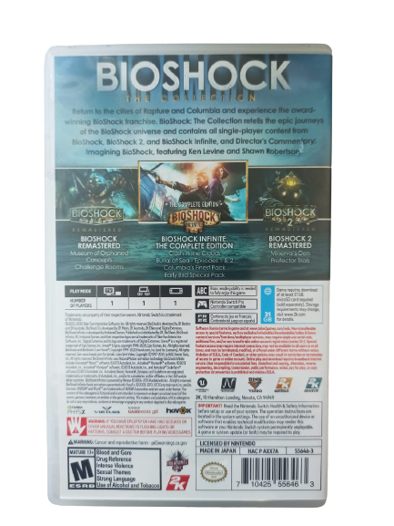 BioShock: The Collection - Nintendo Switch - Usado