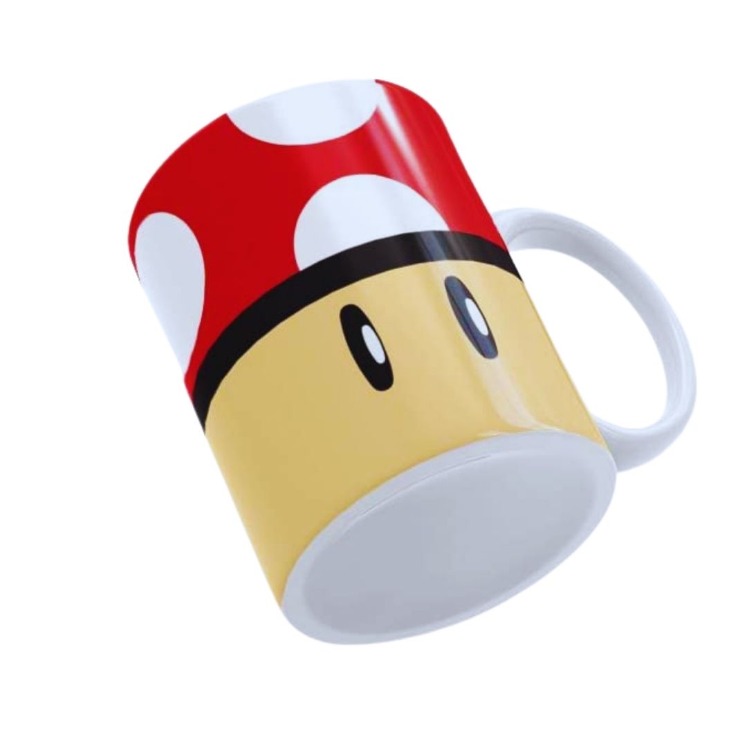 Caneca Personalizada - Super Mario - Toad Vermelho