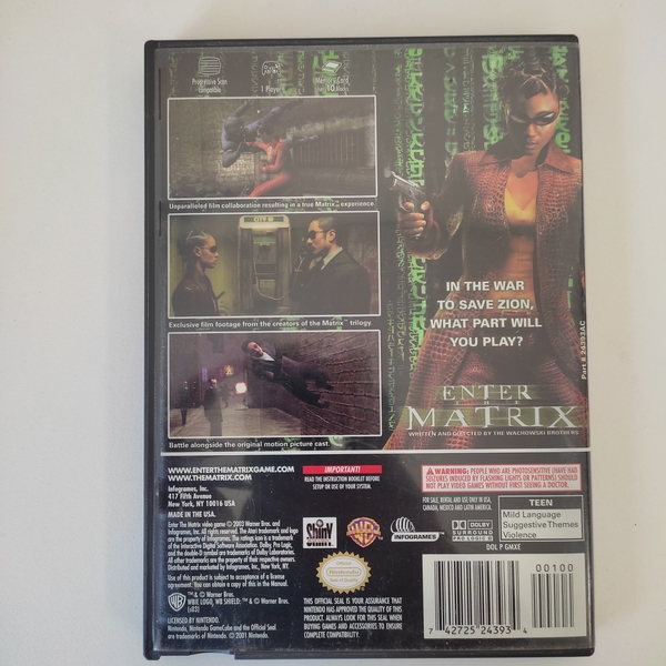 Enter the Matrix - Nintendo GameCube - Usado