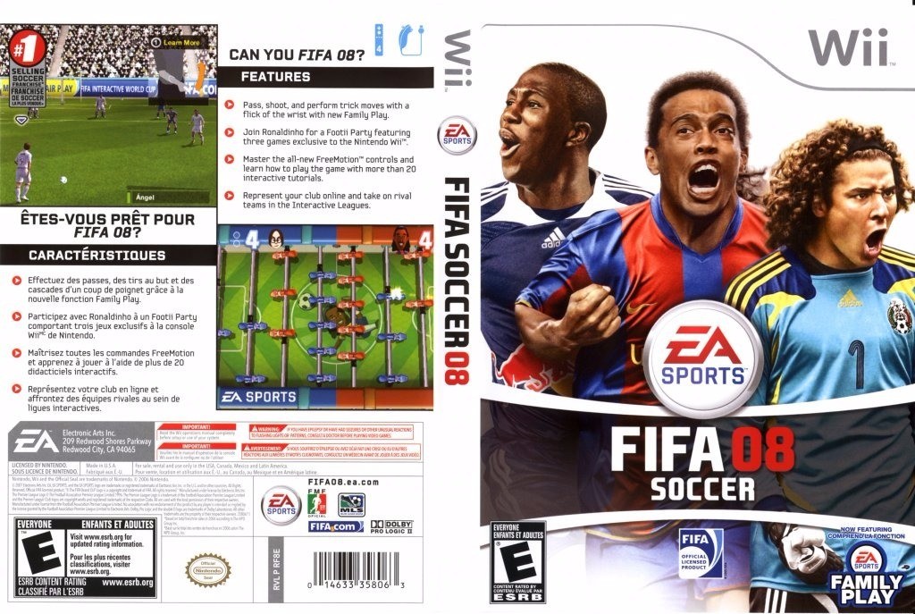 Fifa Soccer 08 - Usado - Nintendo Wii