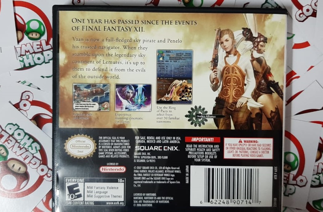 Final Fantasy XII: Revenant Wings - USADO - Nintendo DS