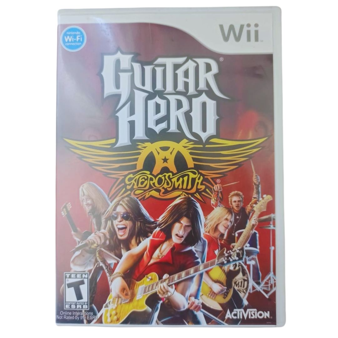 Guitar Hero: Aerosmith - Nintendo Wii - Usado