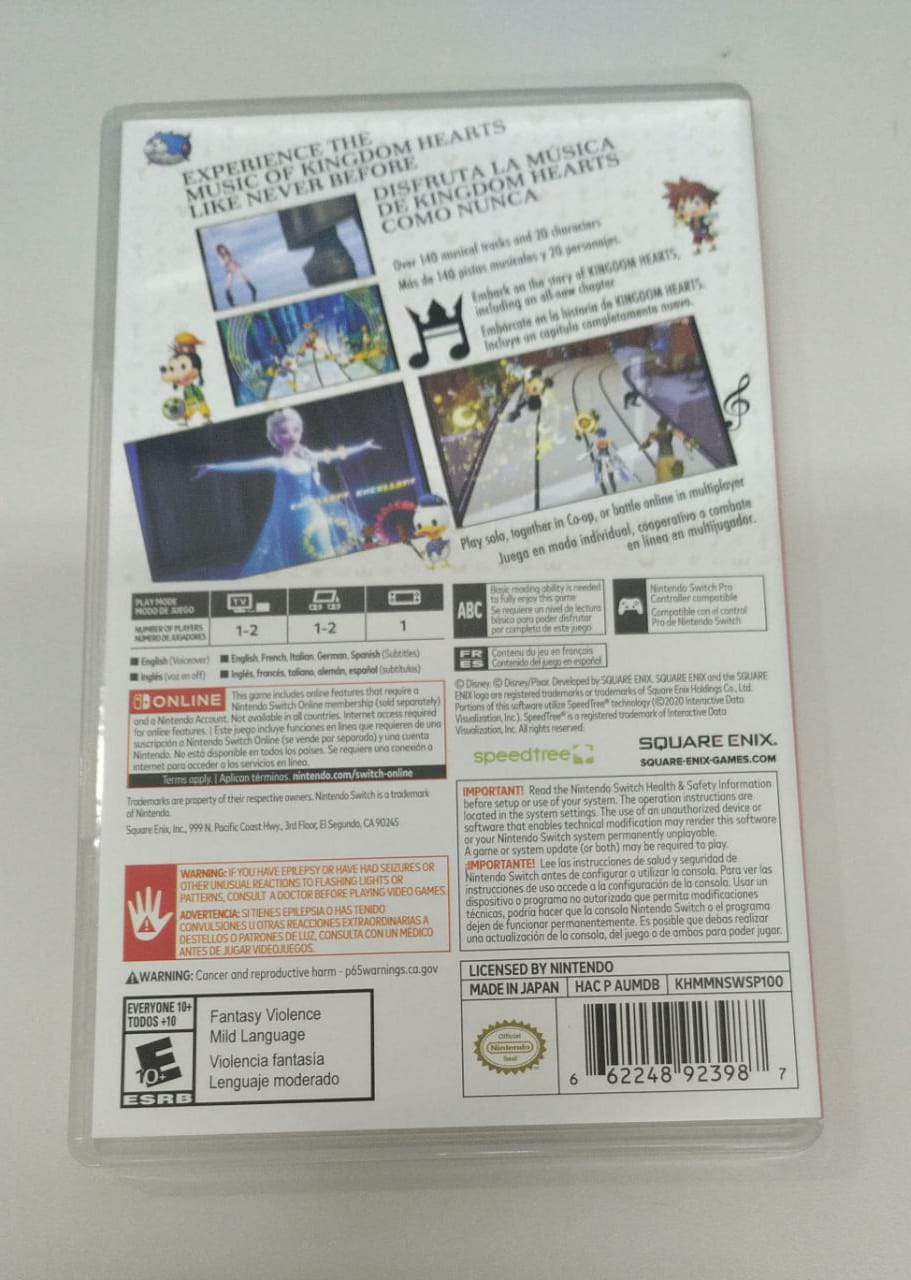 Kingdom Hearts: Melody of Memory - Nintendo Switch - Usado