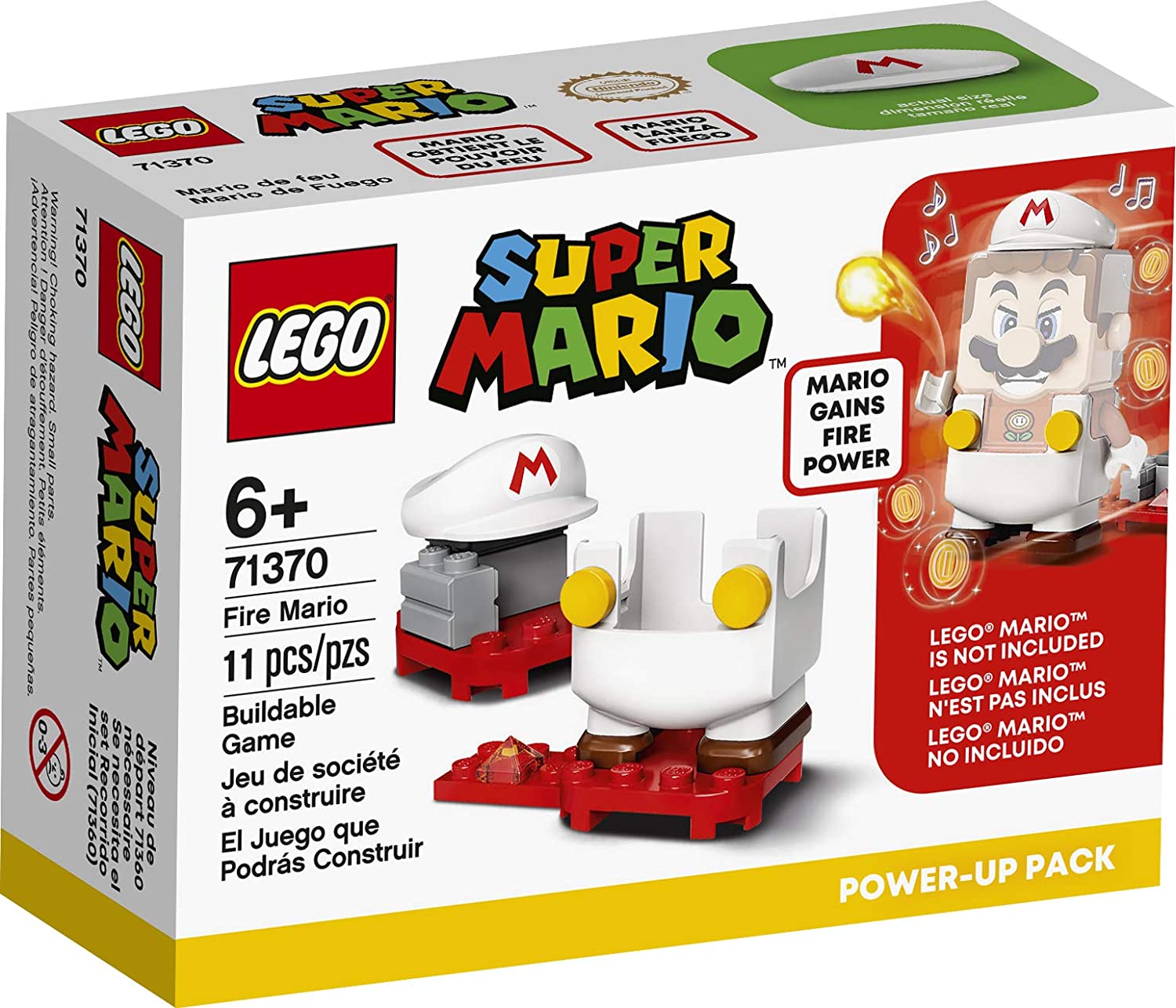 LEGO 71370 - Super Mario Pacote Power Up - Mario de Fogo