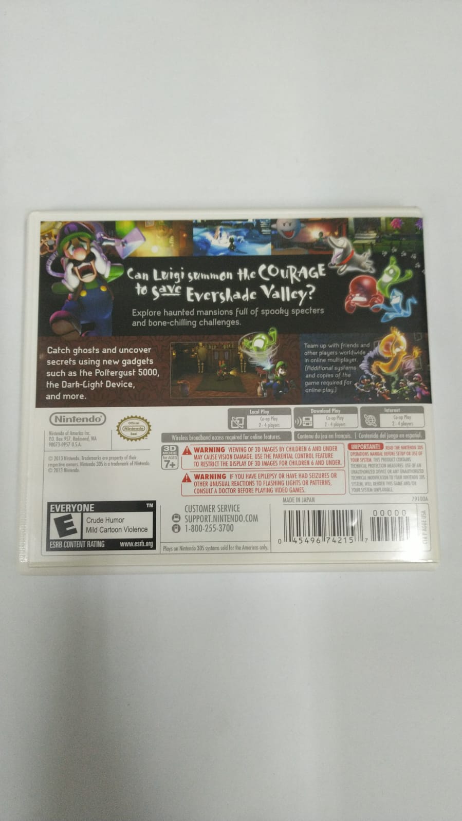 Luigi's Mansion: Dark Moon - Nintendo 3DS - Usado