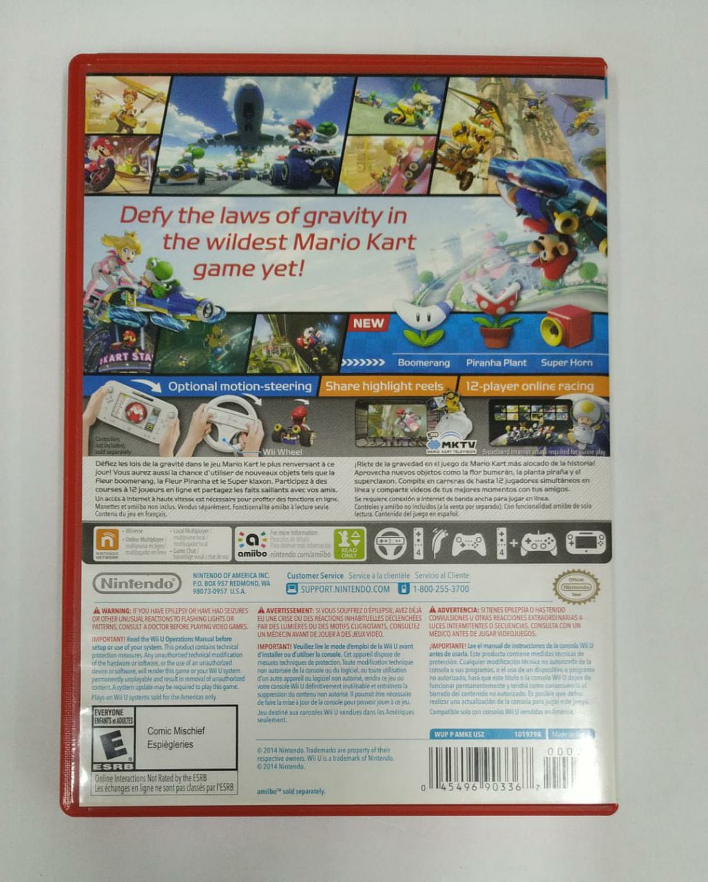 Mario Kart 8 - Nintendo Wii U - Usado