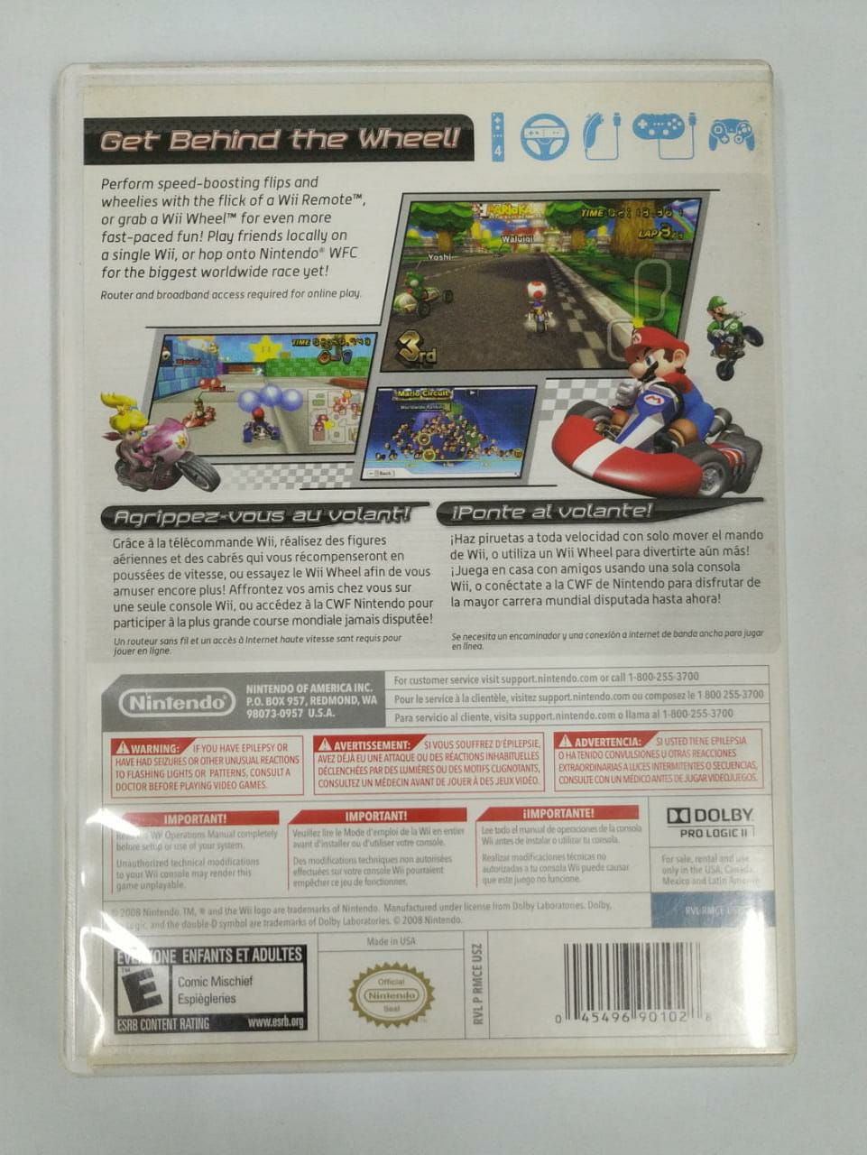 Mario Kart - Nintendo Wii - Usado