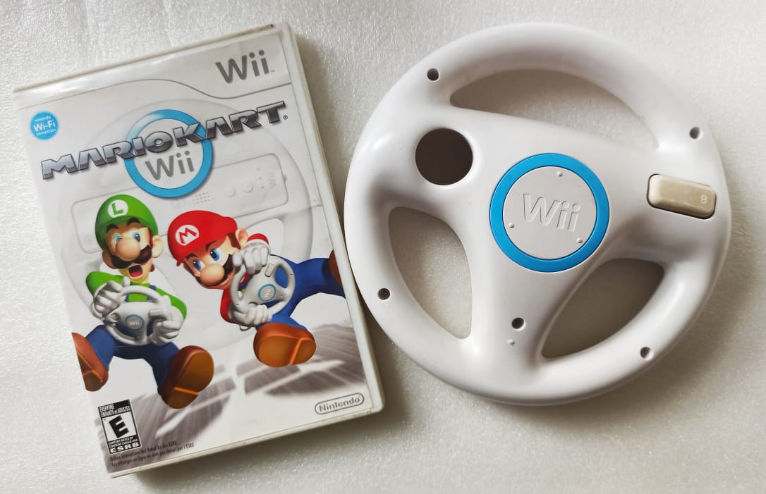 Mario Kart + Volante - Usado - Nintendo Wii