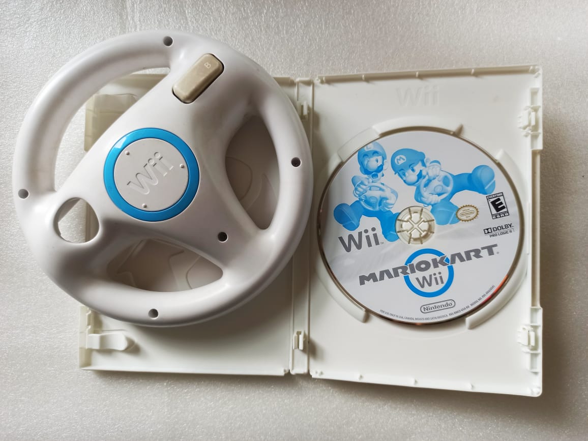 Mario Kart + Volante - Usado - Nintendo Wii