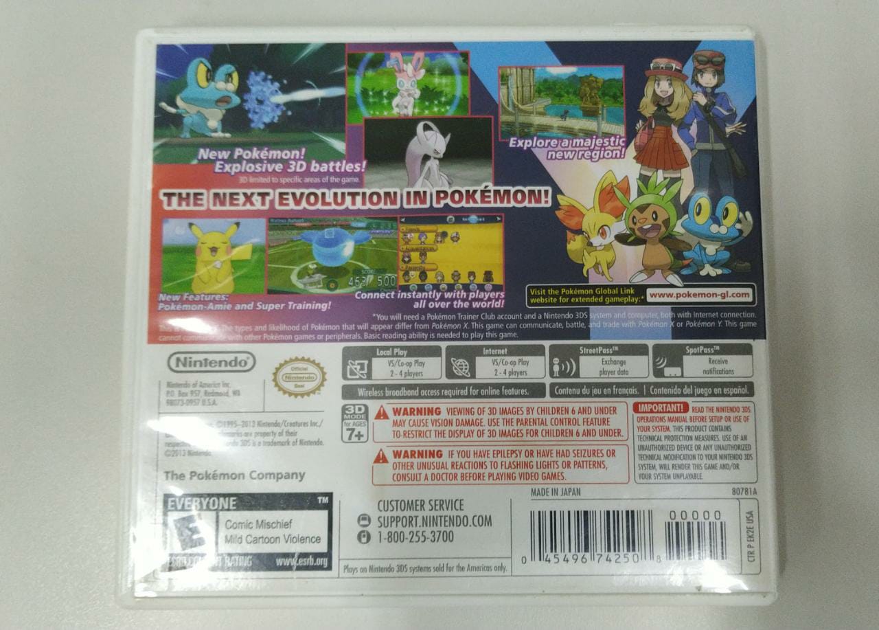 Pokemon Y - Nintendo 3DS - Usado
