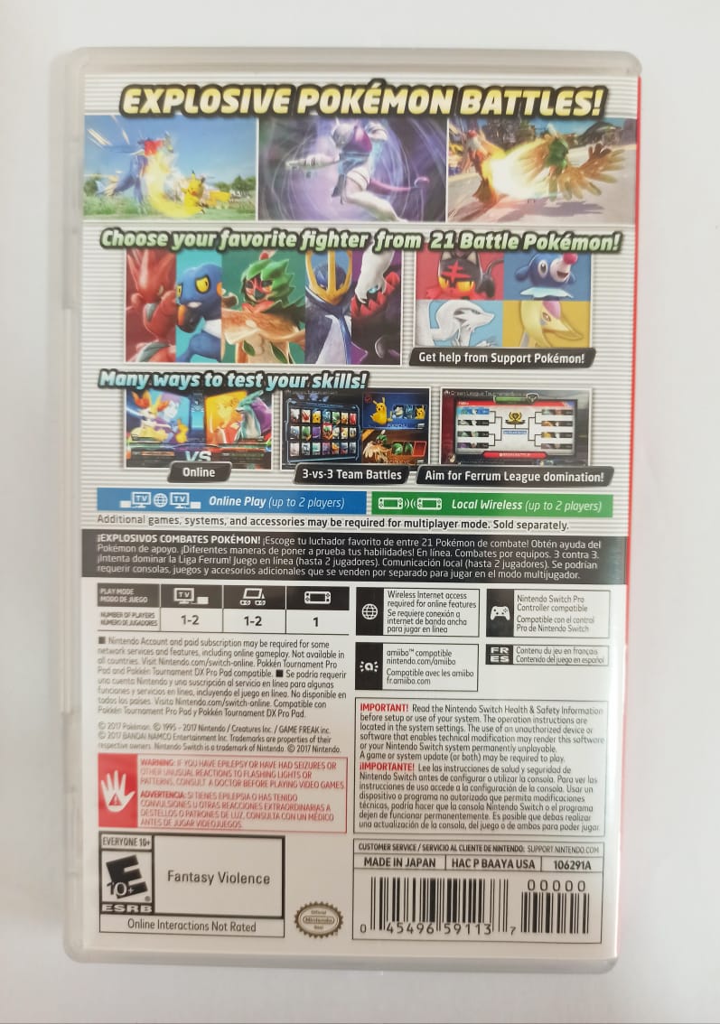 Pokkén Tournament DX - USADO - Nintendo Switch