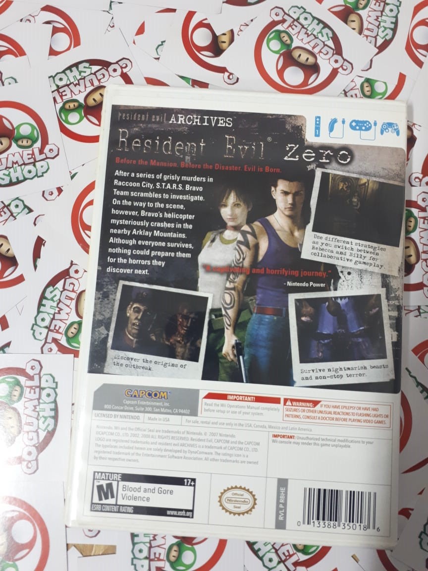 Resident Evil Zero - USADO - Nintendo Wii