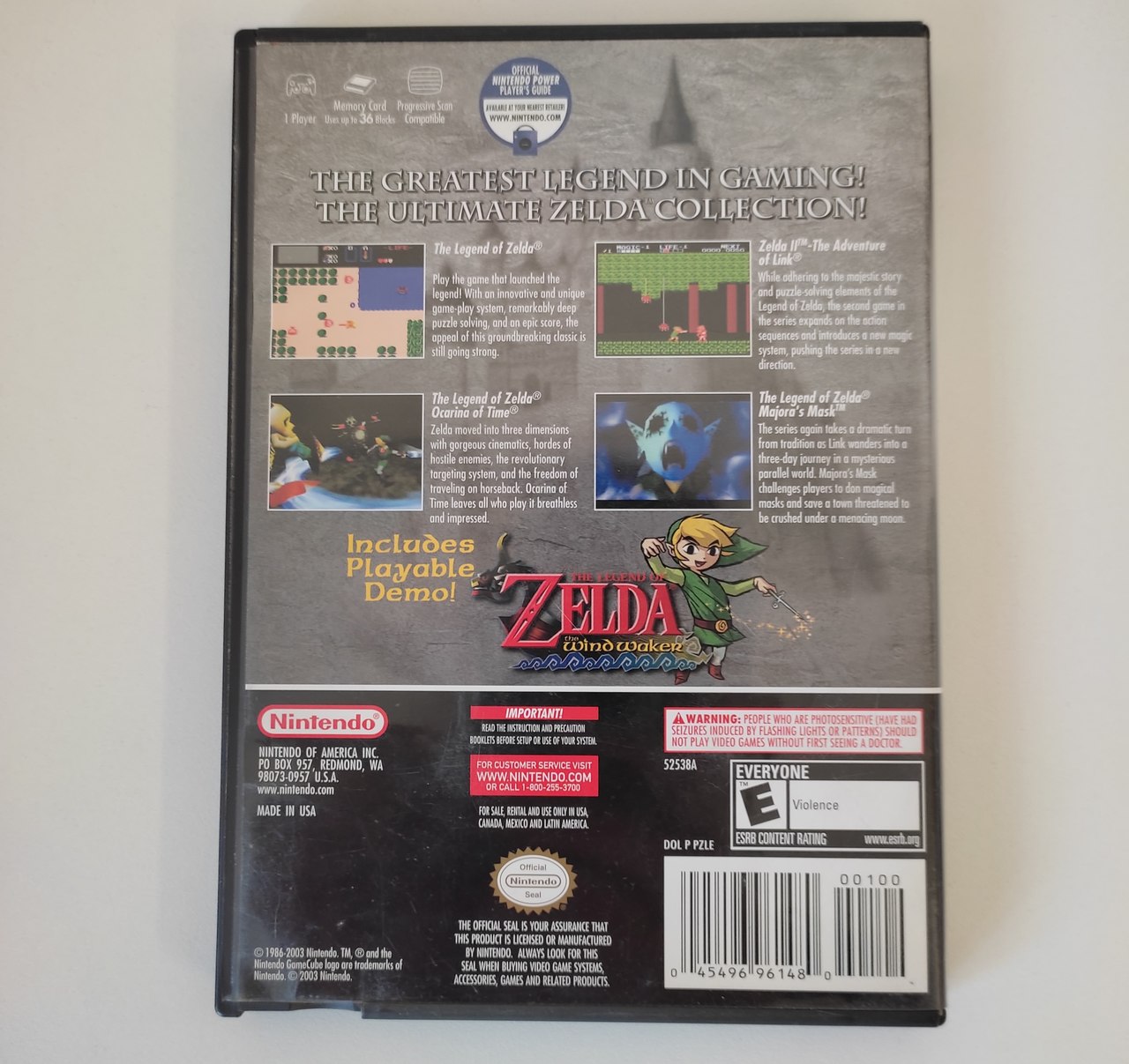 The Legend of Zelda: Collector's Edition - Nintendo GameCube - Usado
