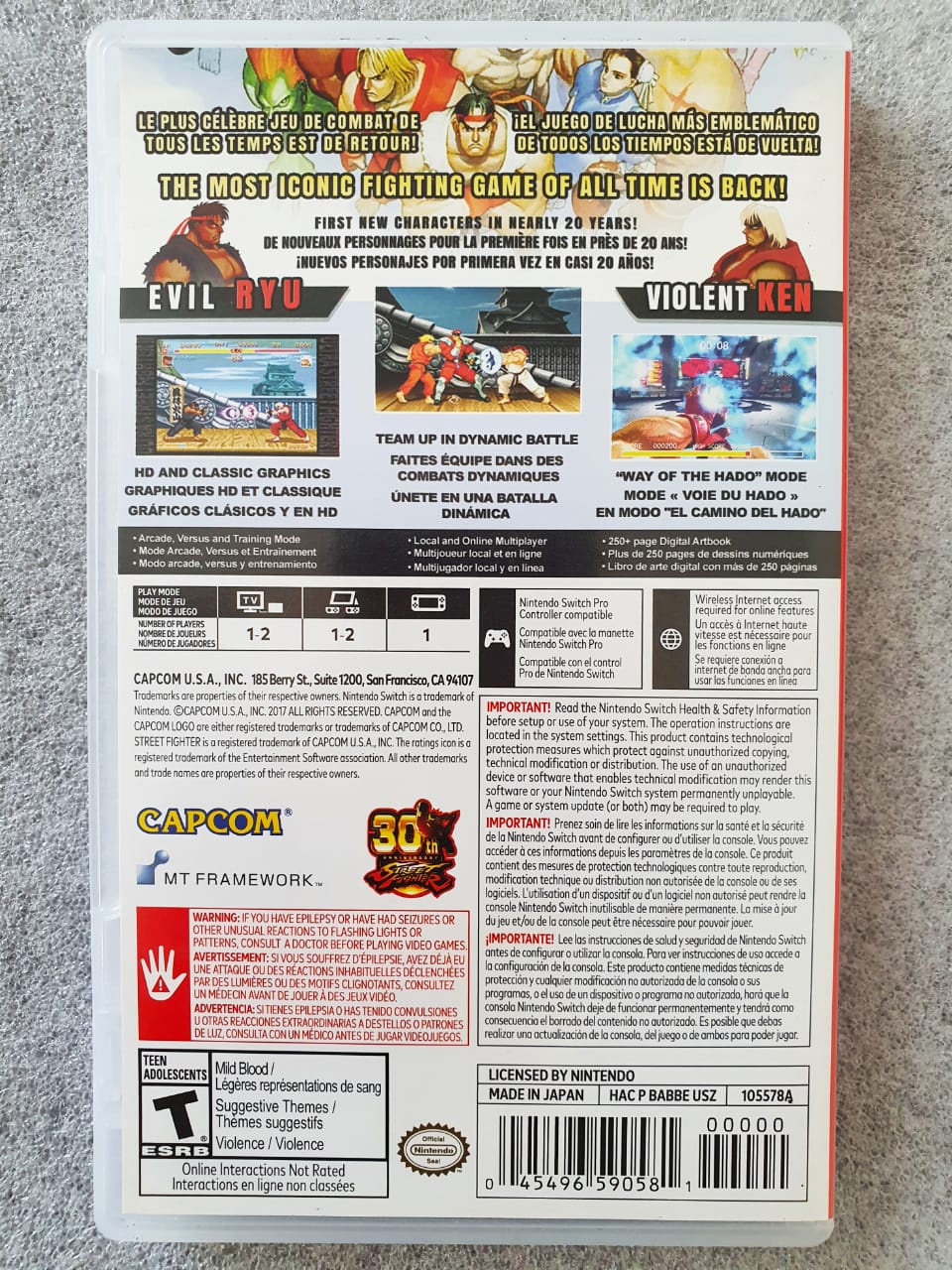 Ultra Street Fighter II - The Final Challengers - USADO - Nintendo Switch