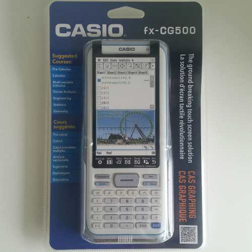 Calculadora Grafica Casio Fx-Cg500 Prizm Cas