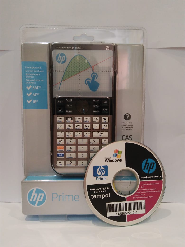 Calculadora Gráfica Hp Prime 2AP18AA Kit com Capa+Cdmaster