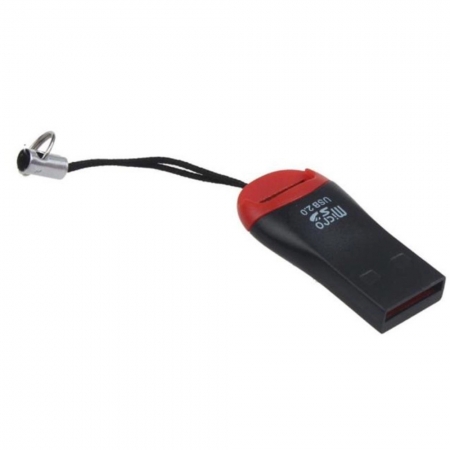 Adaptador Mini Leitor De Cartão De Memoria Micro Sd USB 2.0