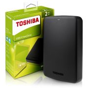HD EXTERNO TOSHIBA 2TB CANVIO BASICS PRETO USB 3.0