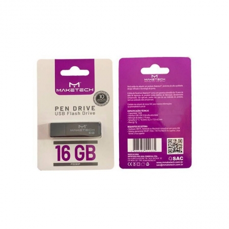 PEN DRIVE 16GB MODELO PD283P MARCA MAKETECH