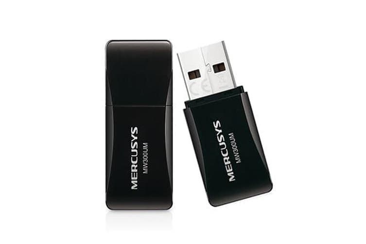 ADAPTADOR USB WIRELESS N 300 Mbps MW300UM MERCUSYS