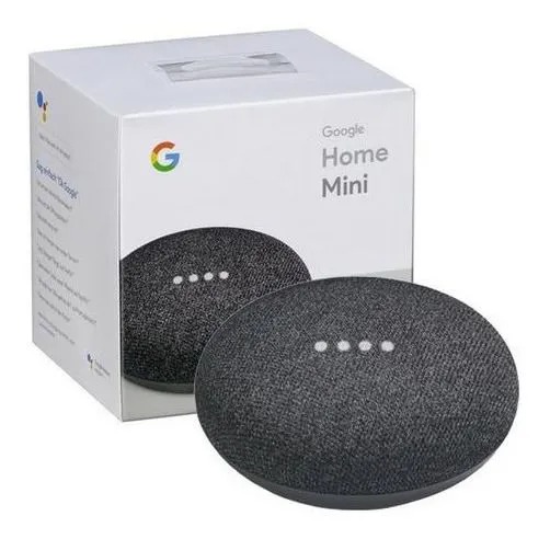 Assistente Pessoal Google Home Mini Preto Caixa D Som Wi-fi Nest Mini