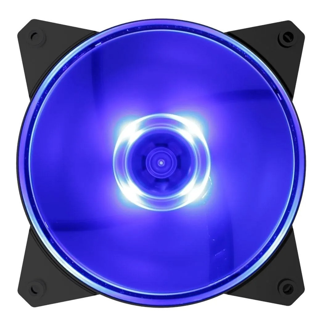 Fan para Gabinete Masterfan 120Mm Mf120L LED Azul R4-C1Ds-12Fb-R1, Cooler Master