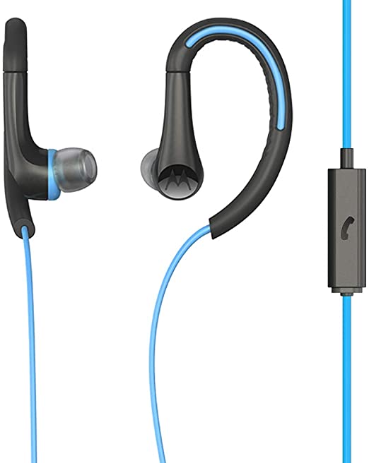 Fone de Ouvido Earbuds Sport Intra-Auricular com Microfone Motorola SH008 Azul