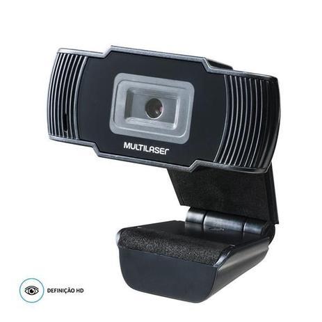 Webcam Hd 720p 30 Fps Usb Preta C/ Microfone Integrado Ac339 Multilaser